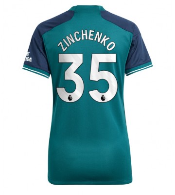 Arsenal Oleksandr Zinchenko #35 Koszulka Trzecich Kobiety 2023-24 Krótki Rękaw